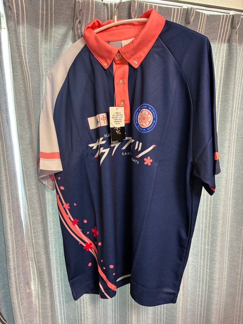 Mリーグ KADOKAWAサクラナイツ ユニフォーム ポロシャツ Lサイズ 麻雀