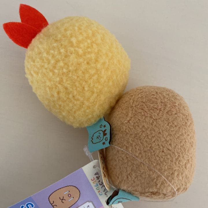 すみっコぐらし てのりぬいぐるみセット とんかつ えびふらいのしっぽ