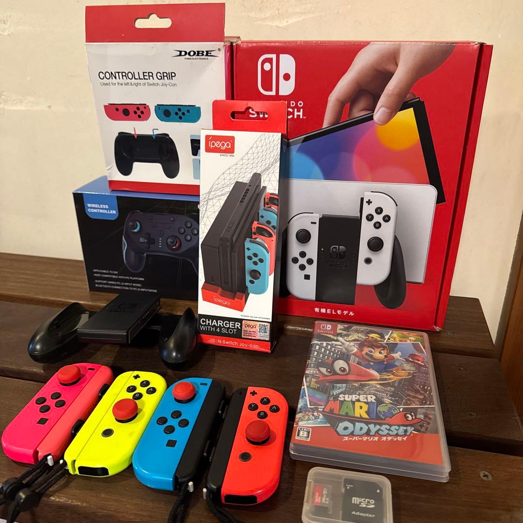 ニンテンドースイッチ本体＋周辺機器 ニンテンドースイッチ本体 周辺機器 ソフト セット - メルカリ
