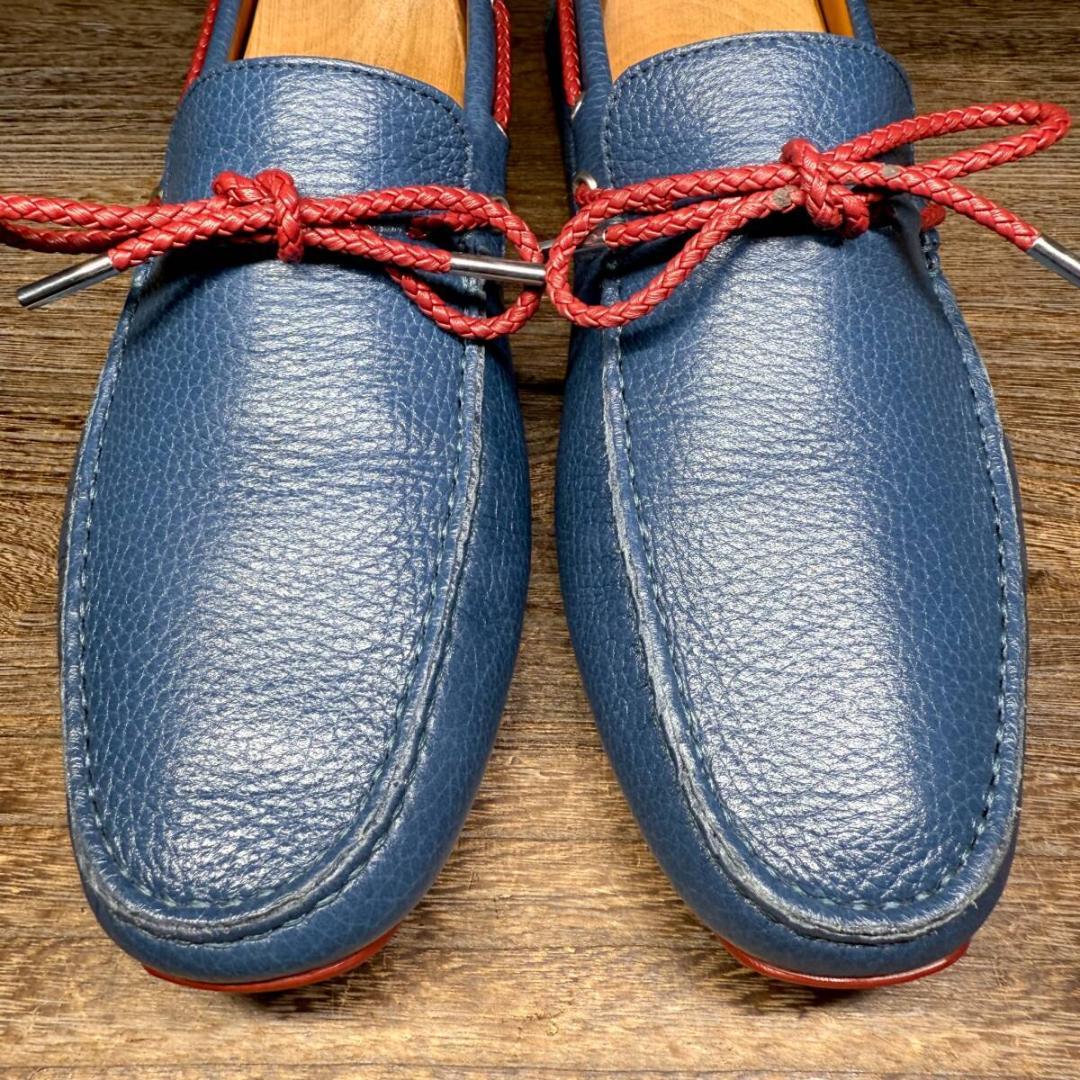 【展示未使用品】◆BALLY◆バリー 27.5cm ドライビングシューズ レザー