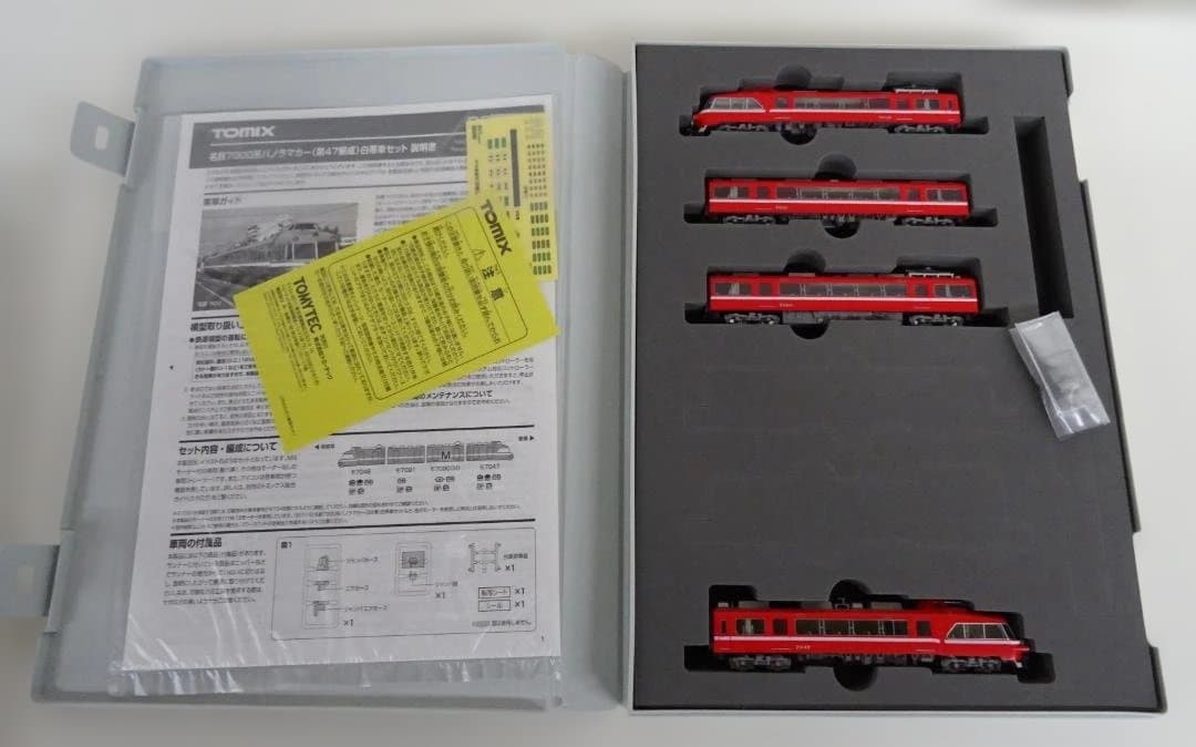 名鉄7000系パノラマカー(第47編成)白帯車　TOMIX 98429 美品 名鉄7000系パノラマカー(第47編成)白帯車セット｜製品情報｜製品検索