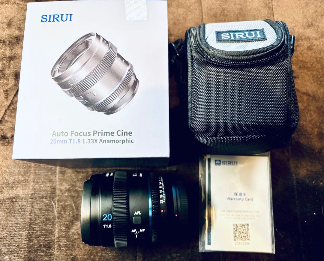 レンズ(単焦点) SIRUI 20mm T1.8 1.33x AF Anamorphic