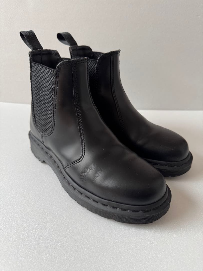 Dr.Martens サイドゴアブーツ 黒 EU38 UK5 24cm 美品 Dr.Martens(ドクターマーチン) / サイドゴアブーツ/UK5/BLK/レザー