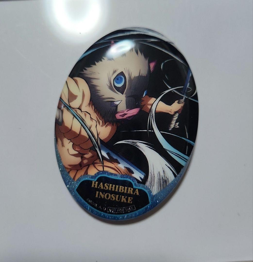 鬼滅の刃 カード 缶バッジ 嘴平伊之助 - メルカリ