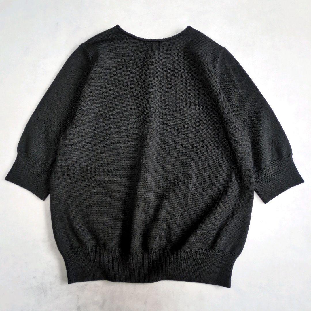 極美品✨ボールジィ ウールポリエステル バックパールボタンプル