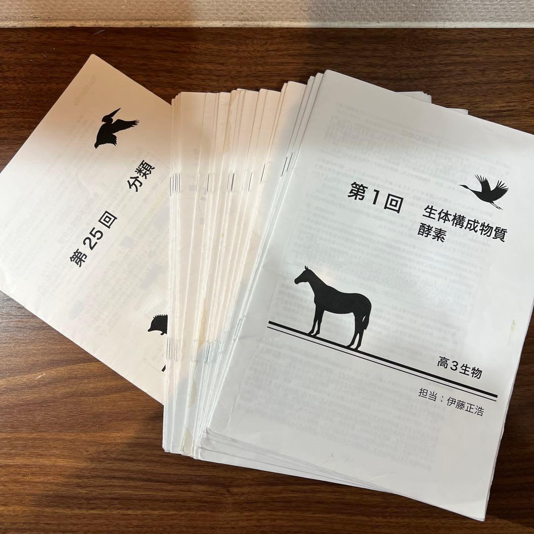 鉄緑会 高三生物 セット 鉄緑会 高3生物 生物 生物発展講座 テキスト - メルカリ