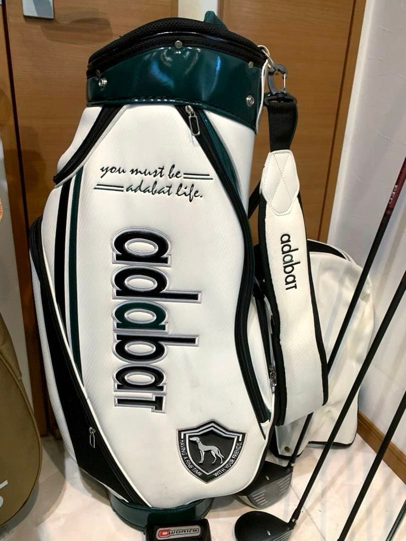 豪華 良品 ウィルソン ゴルフクラブ フルセット バッグ／アダバット