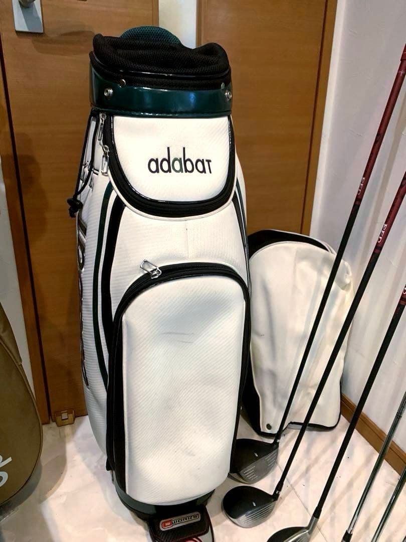 豪華 良品 ウィルソン ゴルフクラブ フルセット バッグ／アダバット