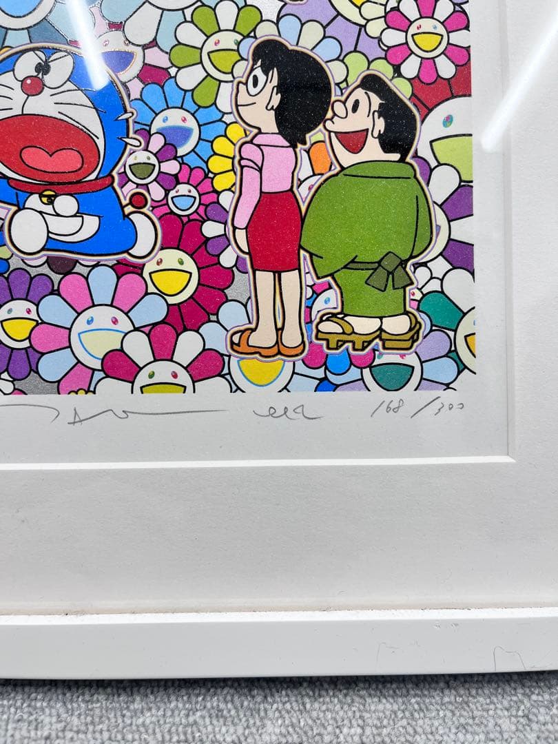 村上隆 TAKASHI MURAKAMI 額付きドラえもん どこでもドア - メルカリ