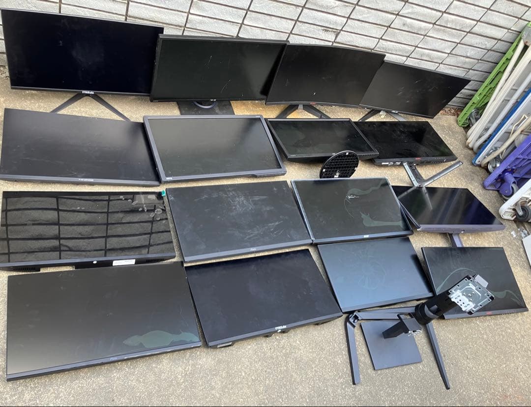ディスプレイモニター　１６台　まとめ　ジャンク　部品取り　PC ゲーム Amazon.co.jp: Mirasizuku モニター台 卓上 引き出し式コレクション