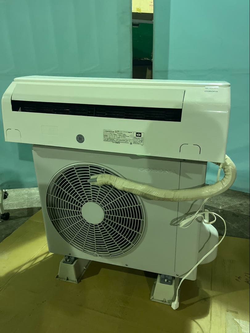 2022年製　コロナ CSH-N2222R 室内機、室外機 エアコン 2022年 Relala（リララ）Nシリーズ ホワイト CSH-N2222R-W
