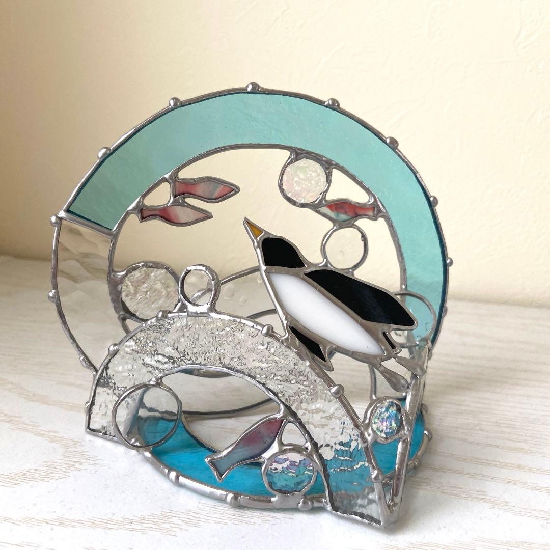 dekocyann 様 ご確認用 ペンギン親子と氷の舞台 泳ぐペンギン