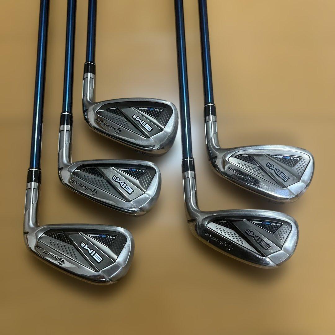 TaylorMade SIM2 MAX アイアン　6-9.P 5本　S