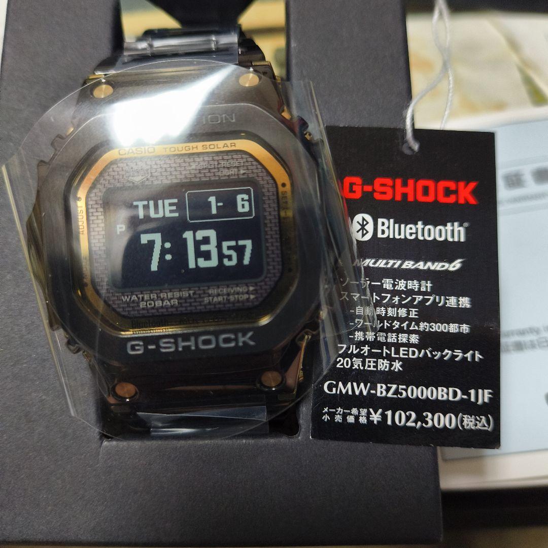 G-SHOCK GMW-BZ5000BD-1JF プライスタグ、保護フィルム付き - メルカリ