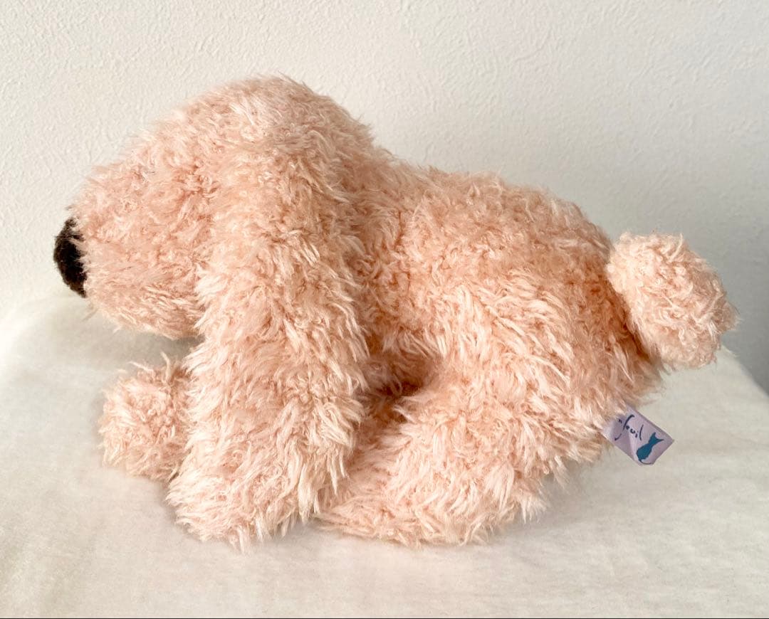 モンスイユ イヌ ぬいぐるみ ピンク色 日本製 レトロ - メルカリ