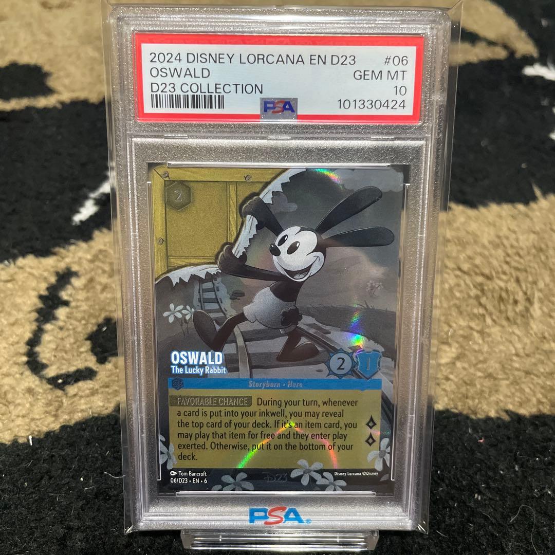 PSA10 Disney ディズニー ロルカナ ミッキー D23 オズワルド - メルカリ