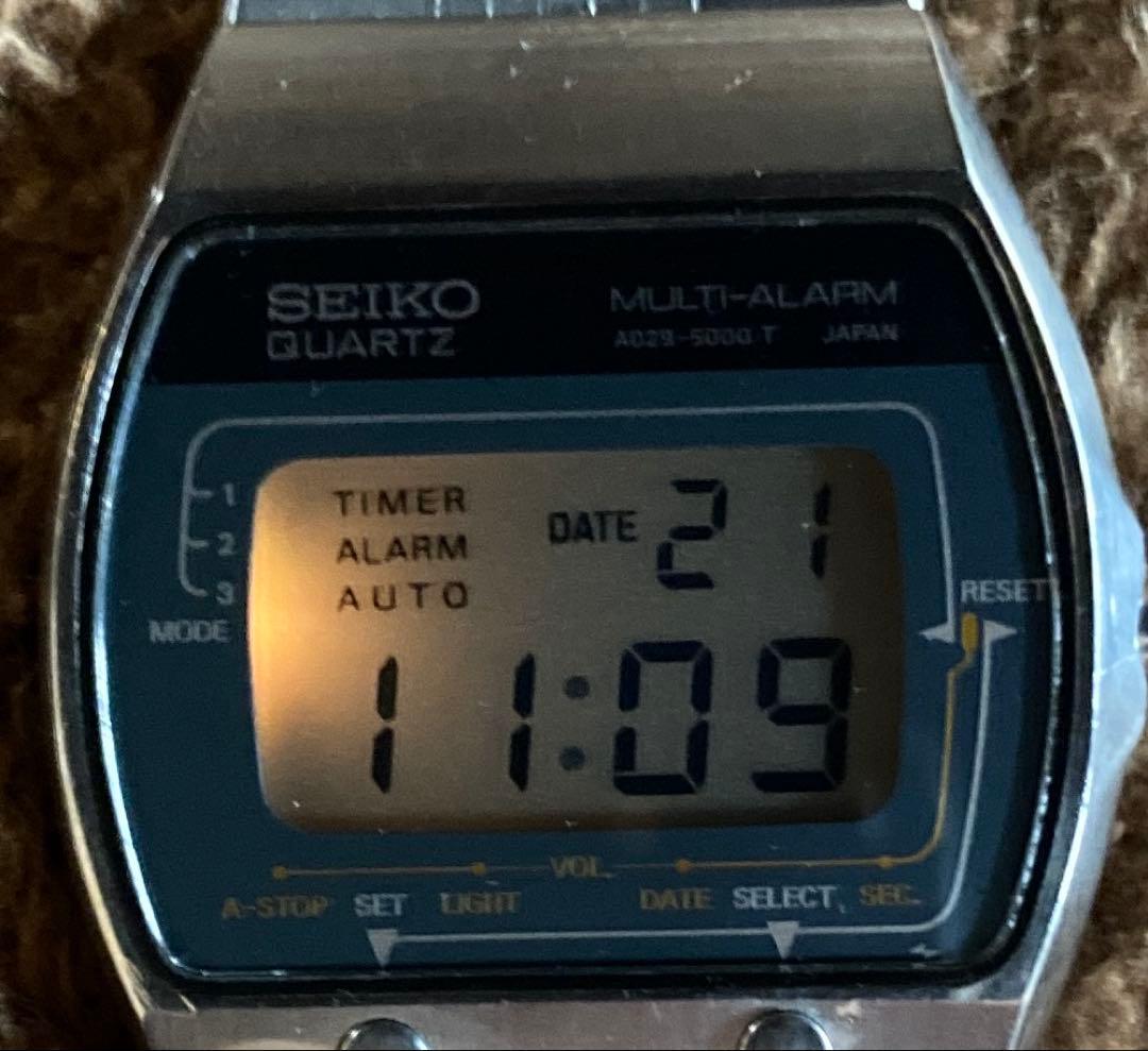ヴィンテージ SEIKO A029-5000 デジタル - メルカリ