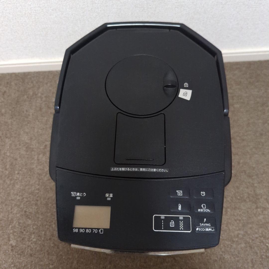 TIGER 蒸気レスVE電気まほうびん 2.2L ブラック