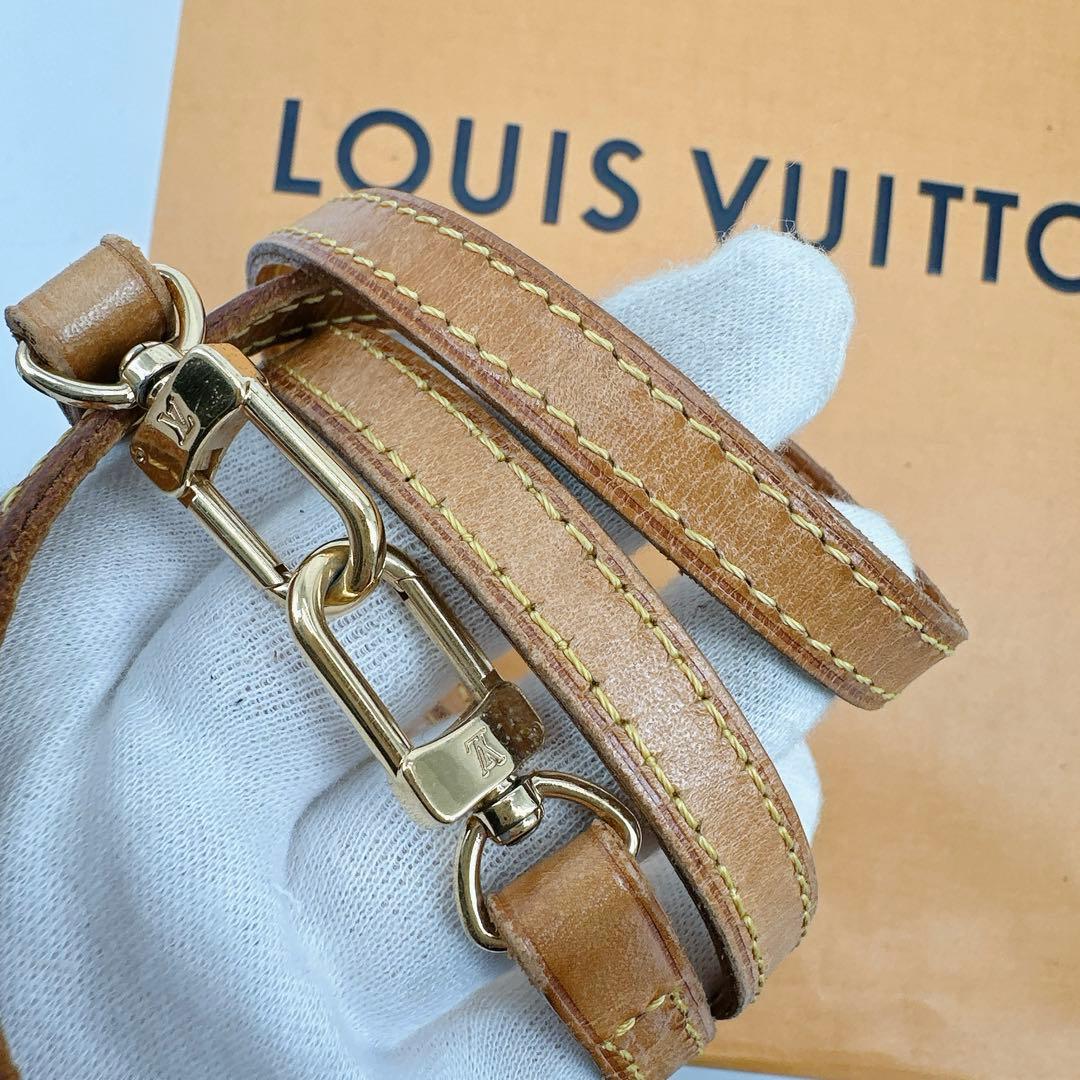 ルイヴィトン 純正 ヌメ革 ショルダーストラップ 細め - メルカリ