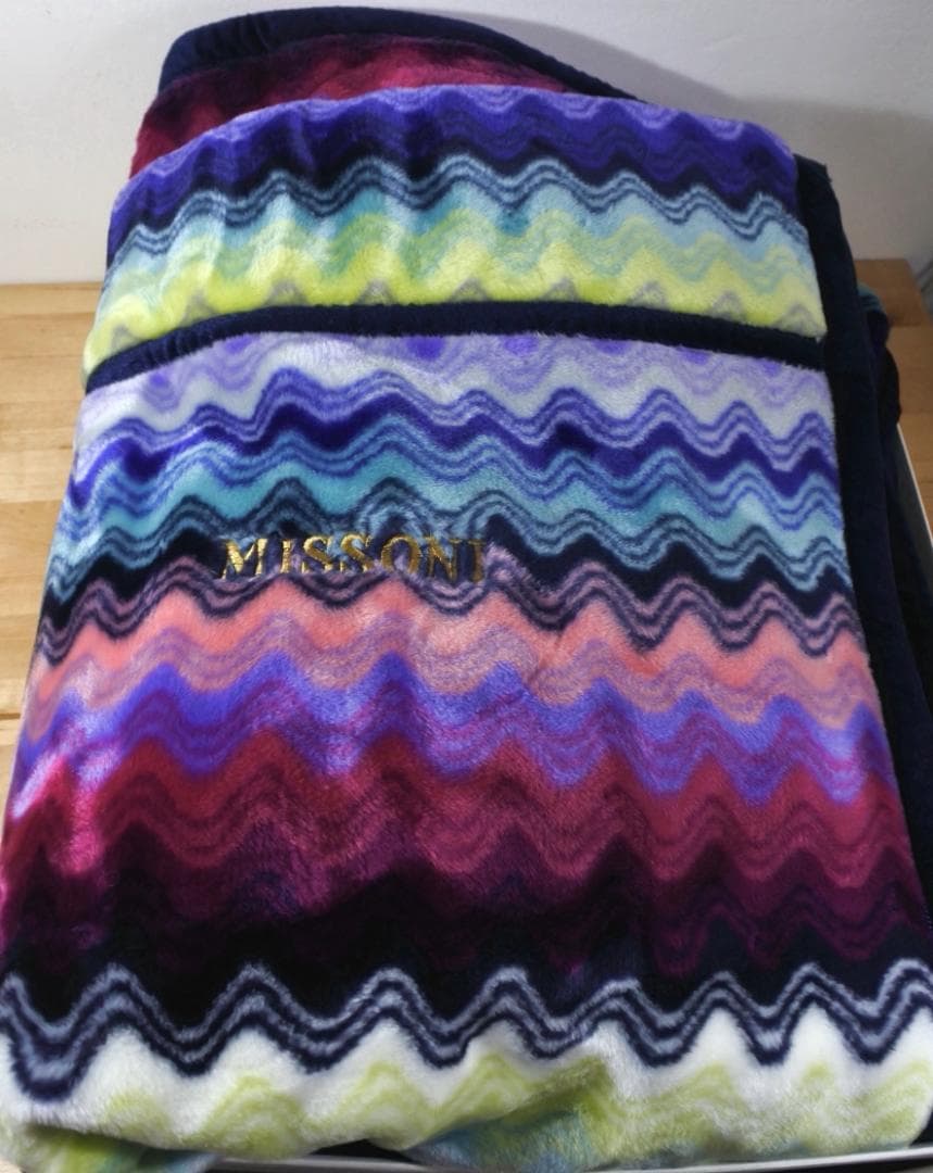 未使用 ミッソーニ シングル毛布 アクリル MISSONI 日本製 - メルカリ
