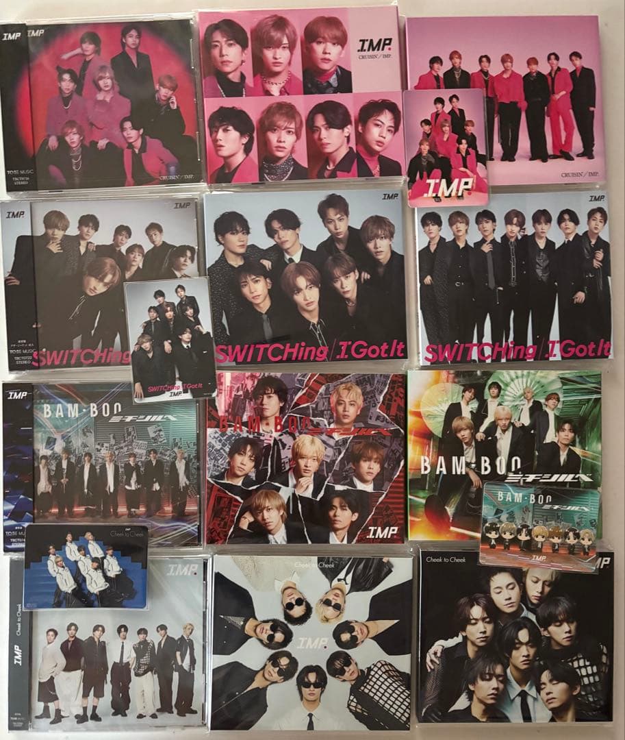 IMP. 歴代シングル CDセット Amazon.co.jp: IMP 3rd single 「BAM-BOO／ミチシルベ」TOBE シングル