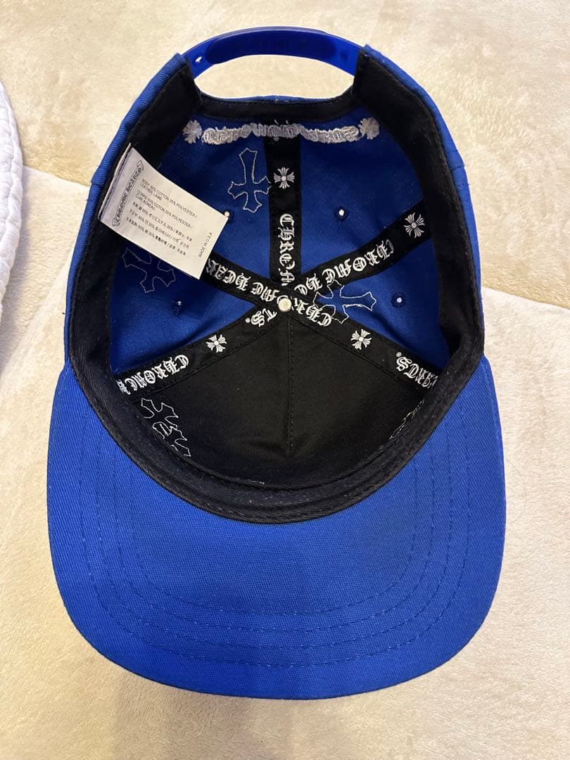 ア*メ様 クロムハーツ 9パッチキャップ BLUE ☆クロムハーツ☆送関