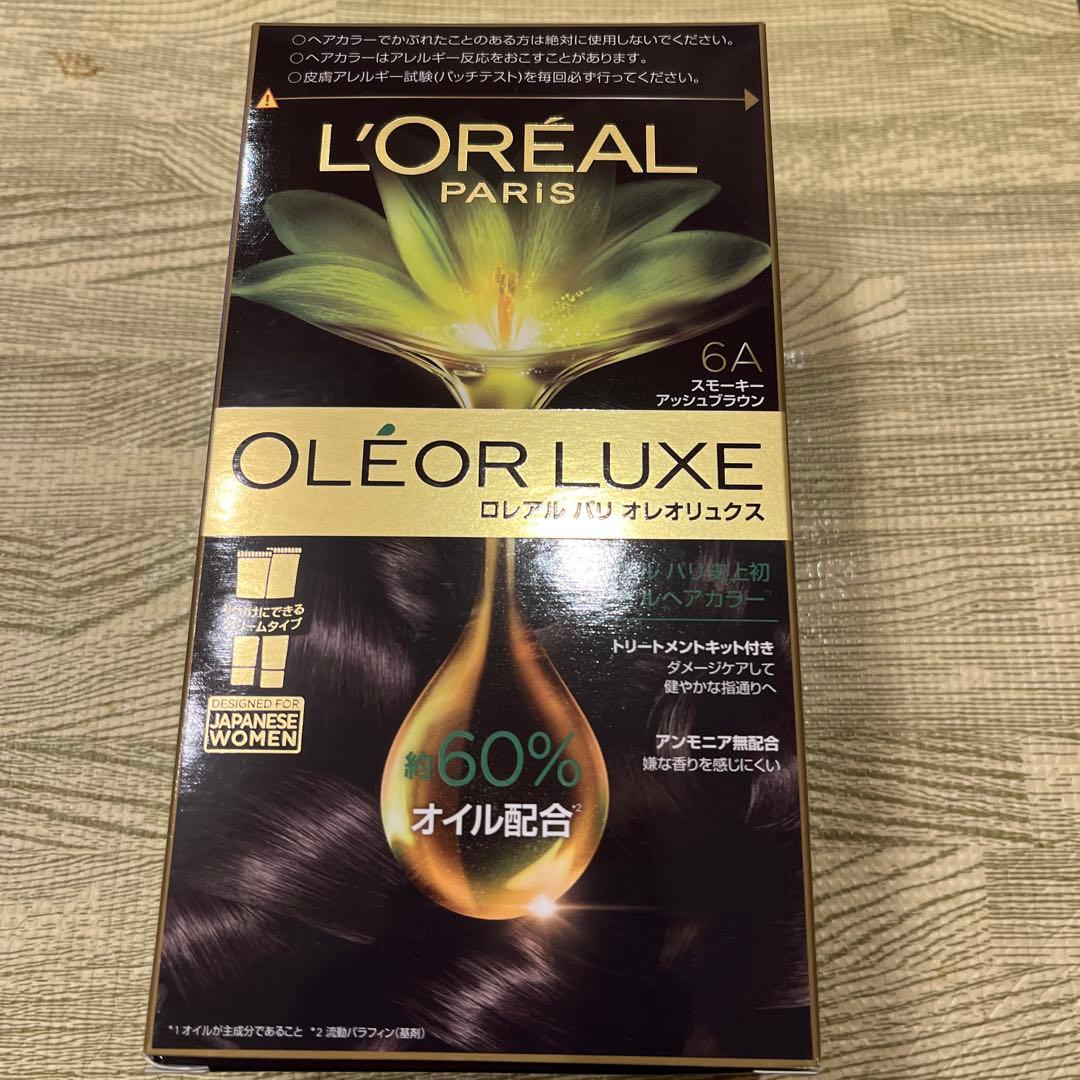L'OREAL OLÉOR LUXE 6A スモーキーアッシュブラウン - メルカリ