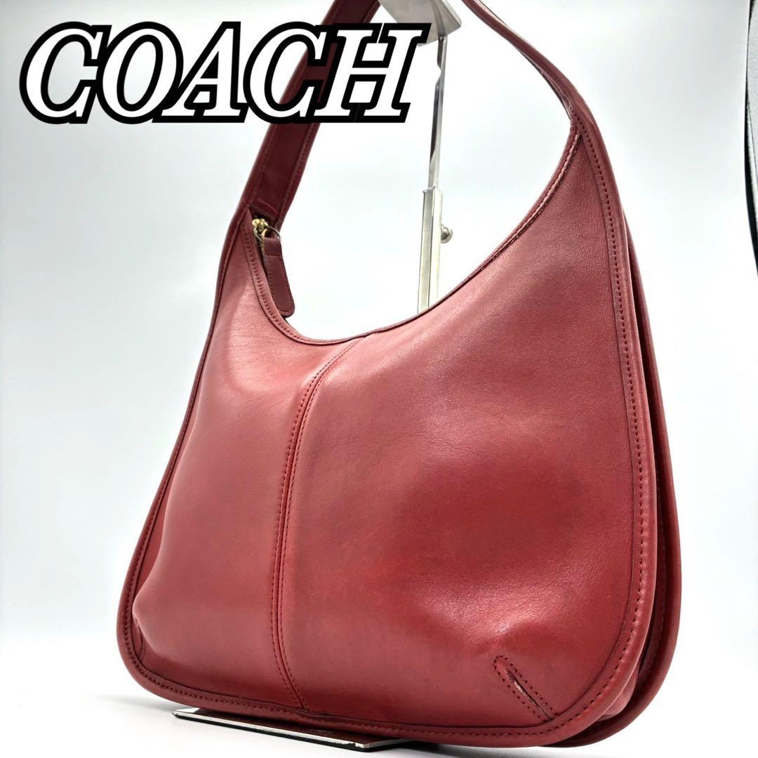 Old Coach Hobo Ergo Zip Red Rare - メルカリ
