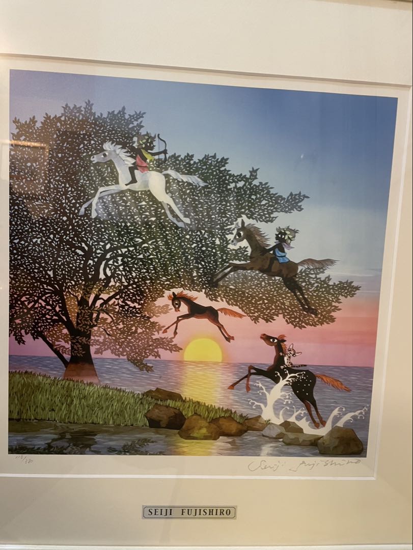 藤城清治 馬がとぶ 113/380 - メルカリ