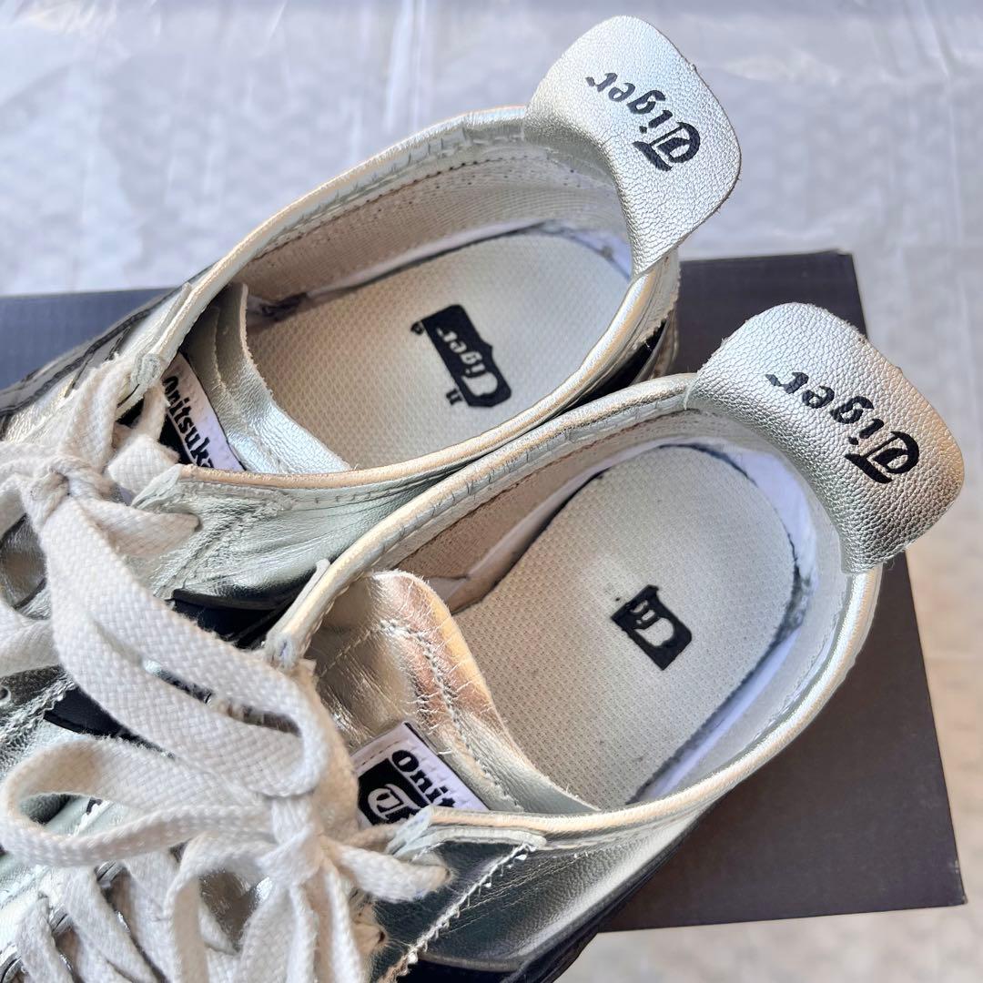 24.0㎝ オニツカタイガー メキシコ66 ピュアシルバー ブラック