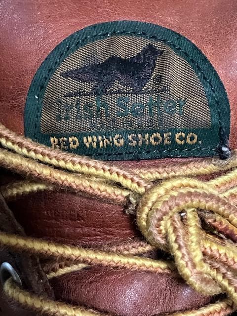 レッドウィング REDWING 875 8E 半円犬タグ 金刺繍 - メルカリ