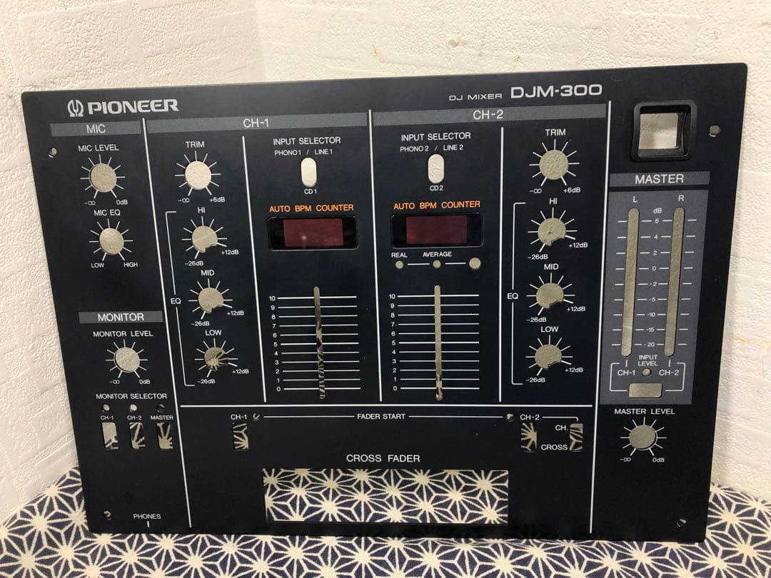 pioneer dj パイオニアDJM-300 フェーダーメンテナンス