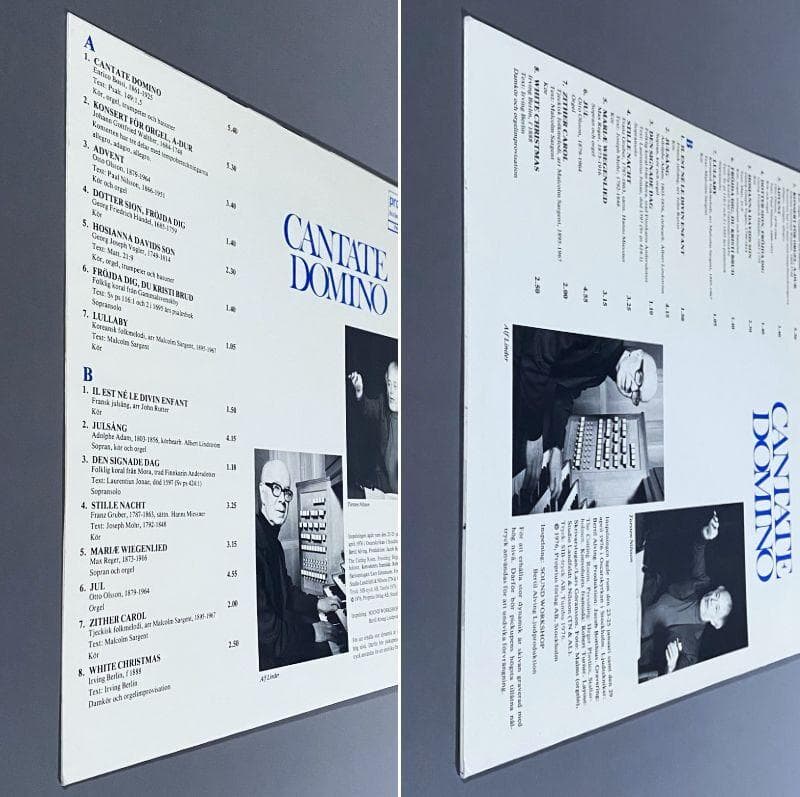 ★至高の名作【SWE完全初出／白地青文字ジャケ／極上美品】 カンターテ・ドミノ