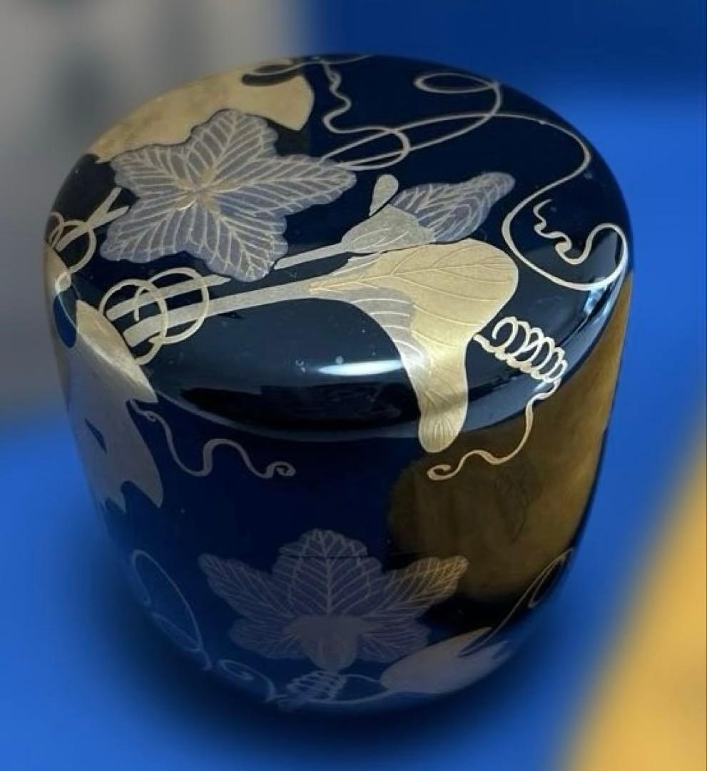 中村宗悦作 中棗 共箱共布 夕顔時絵 | Shop at Mercari from Japan