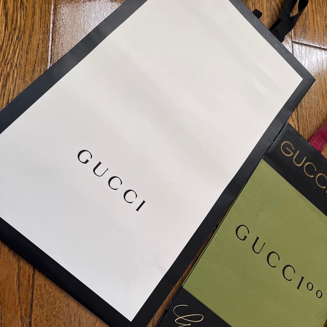 GUCCI グッチ ショッパー 紙袋 3枚セット まとめ売り - メルカリ