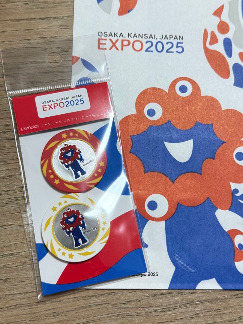 新品】大阪関西万博 ミャクミャク ゴルフマーカー 2個入り - メルカリ