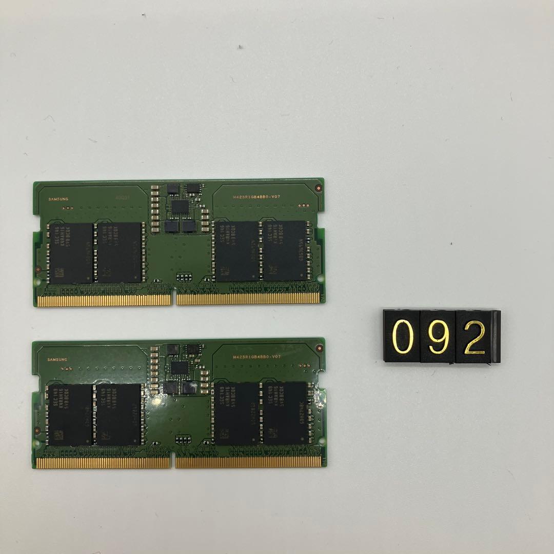 Samsung メモリ 16GB（8GB×2）DDR5 ノート 動作良好 092 s-l400.jpg