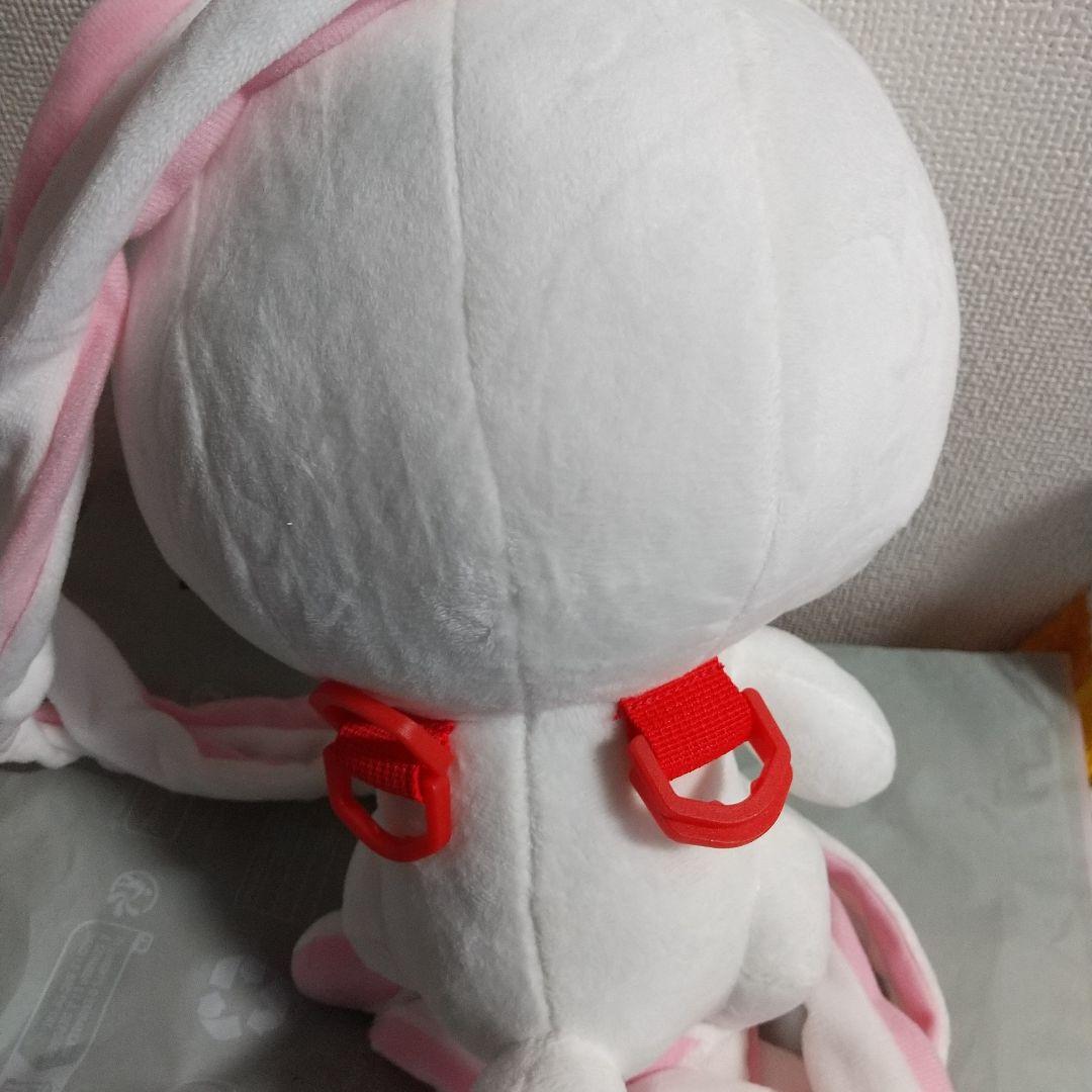 チャックスGP 汎用うさぎ リュック ホワイト - メルカリ