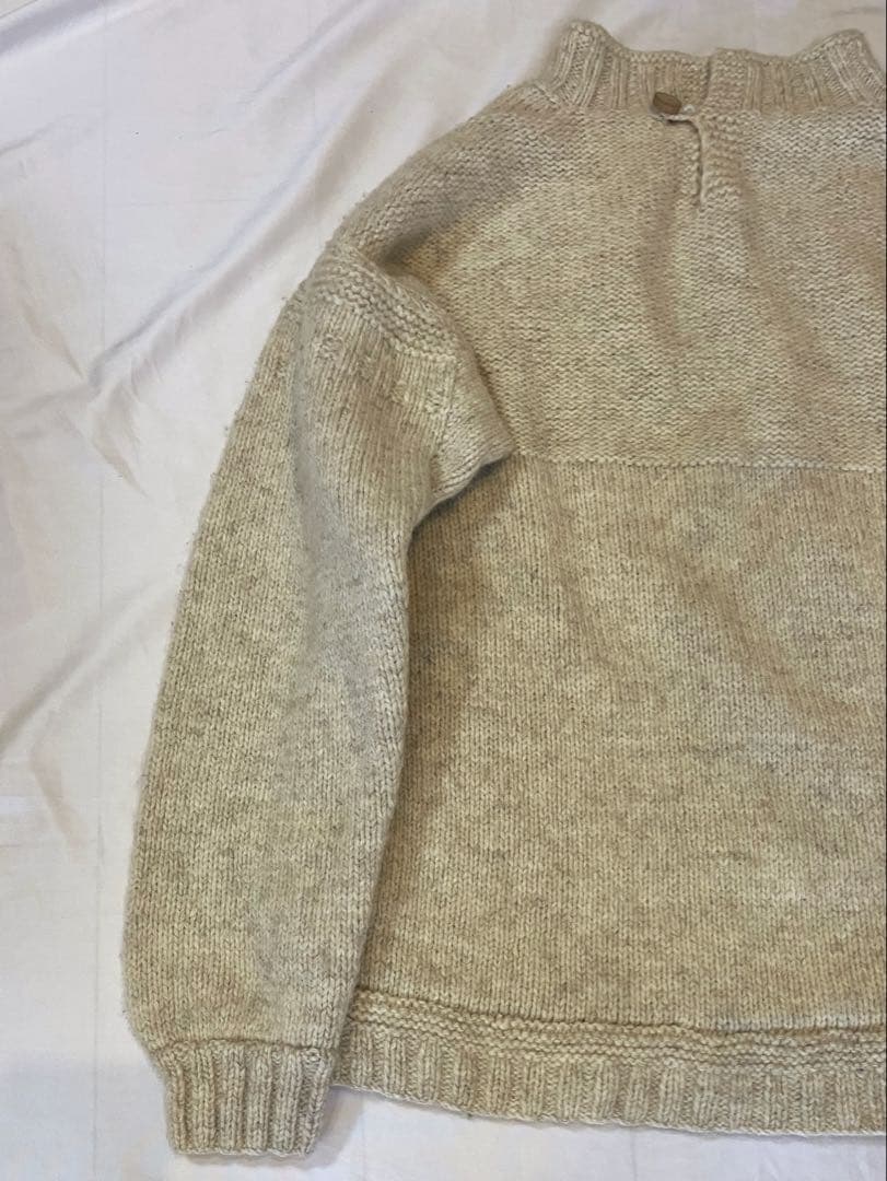 ⭐️希少　45rpm ノースマリンドライブ モックネックニット XL アイボリー