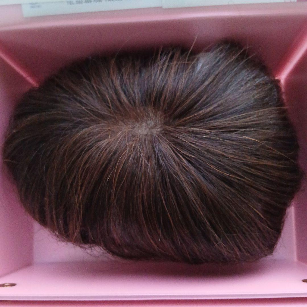 WIG YUKI 頭頂部ウィッグ ダークブラウン - メルカリ