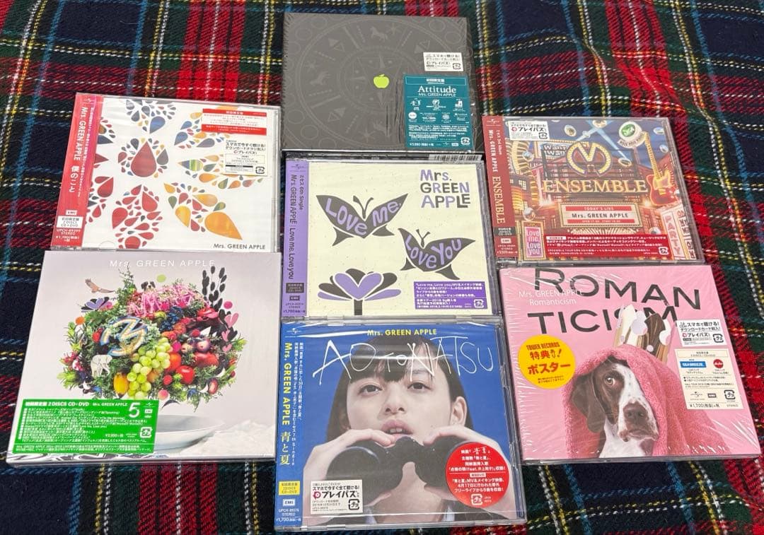 Mrs. GREEN APPLE 初回限定盤 7枚 Mrs.GREEN APPLE(初回限定盤)(DVD付) 中古CD | ブックオフ公式