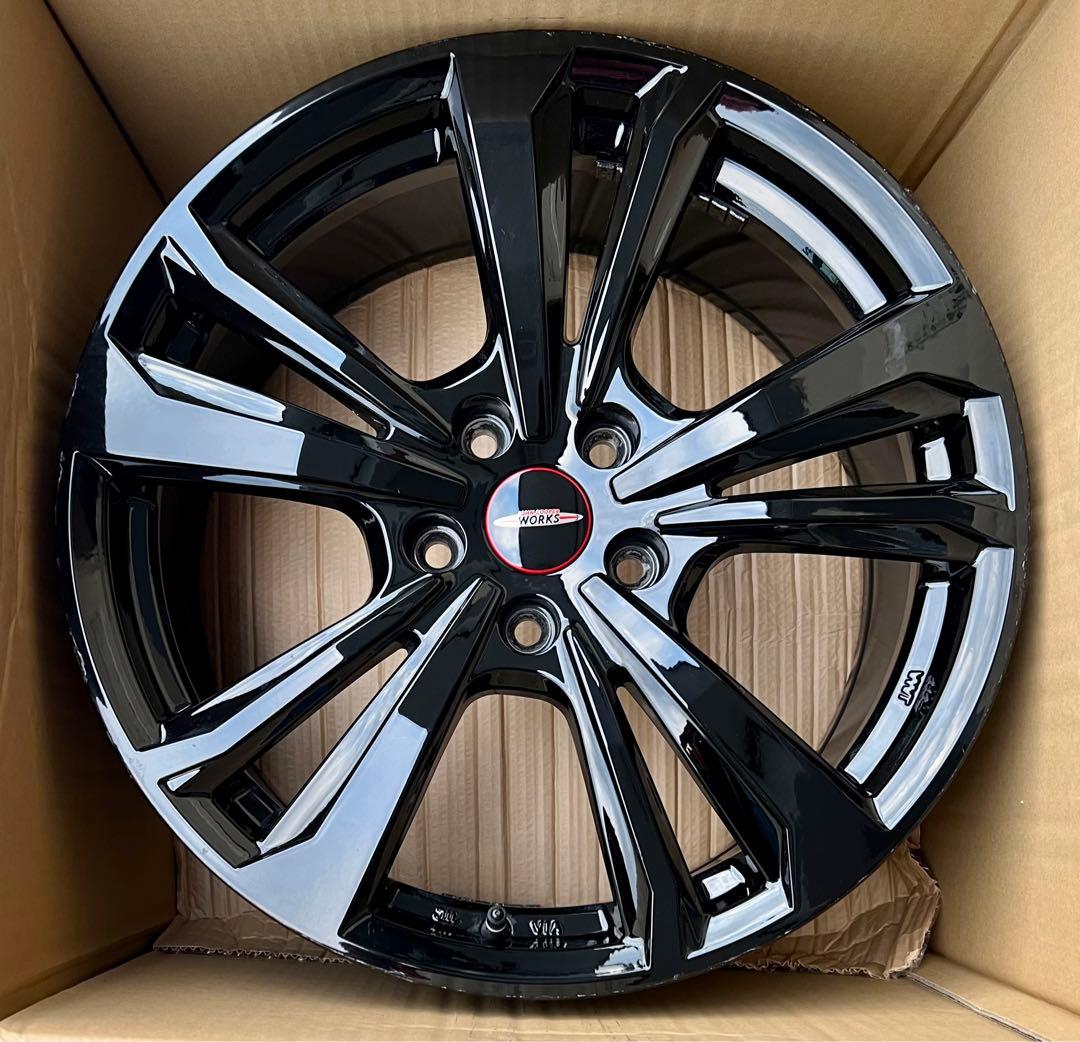 艶あり黒◇MINI クラブマンF54 JCW TASホイール18インチ4本セット