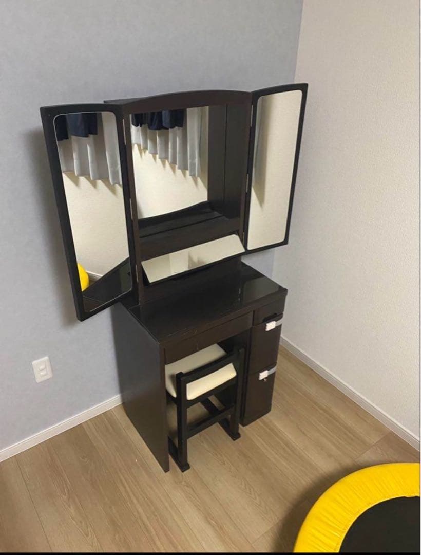 美品】ニトリ 三面鏡ドレッサー 鏡台 ※たのメル便 - メルカリ