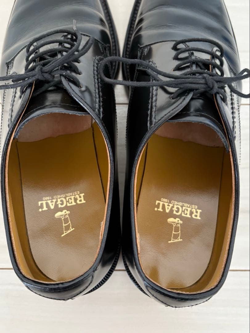 【26.5cn】超美品 リーガル 2504 プレーントゥ フォーマル シューズ