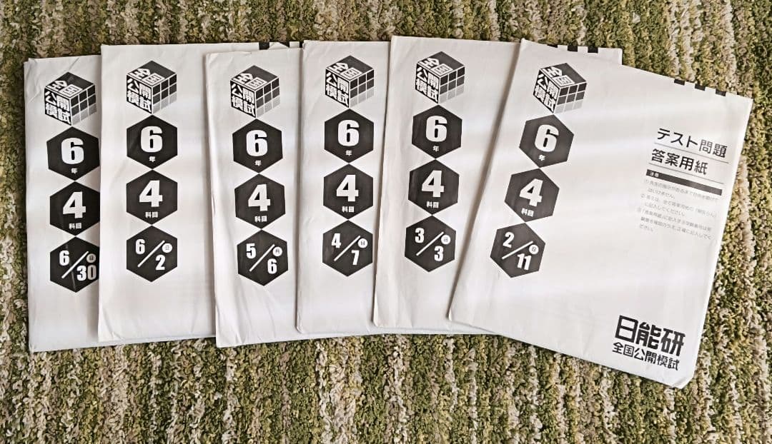 日能研6年　新小６　全国公開模試　2024年　前期分　6回 日能研6年生】公開模試第6回（6月26日）の出題内容 - ちゅりぷ子の