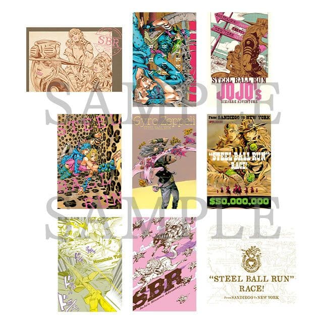 ジョジョキャラバン B2 ポスター ポストカード ショッパー クリア