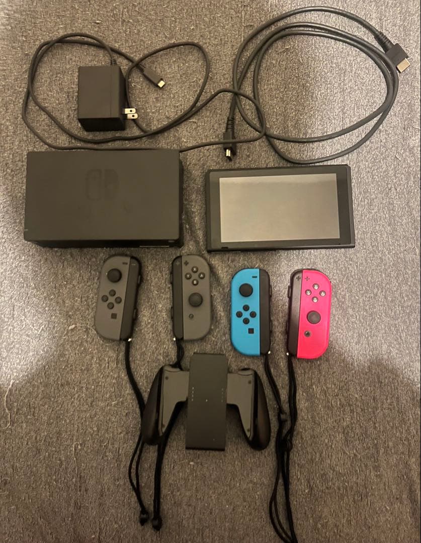 Nintendo Switch 本体 + Joy-Con 4つ 付属品 Nintendo Switch 付属品4点【純正・未使用】 - メルカリ