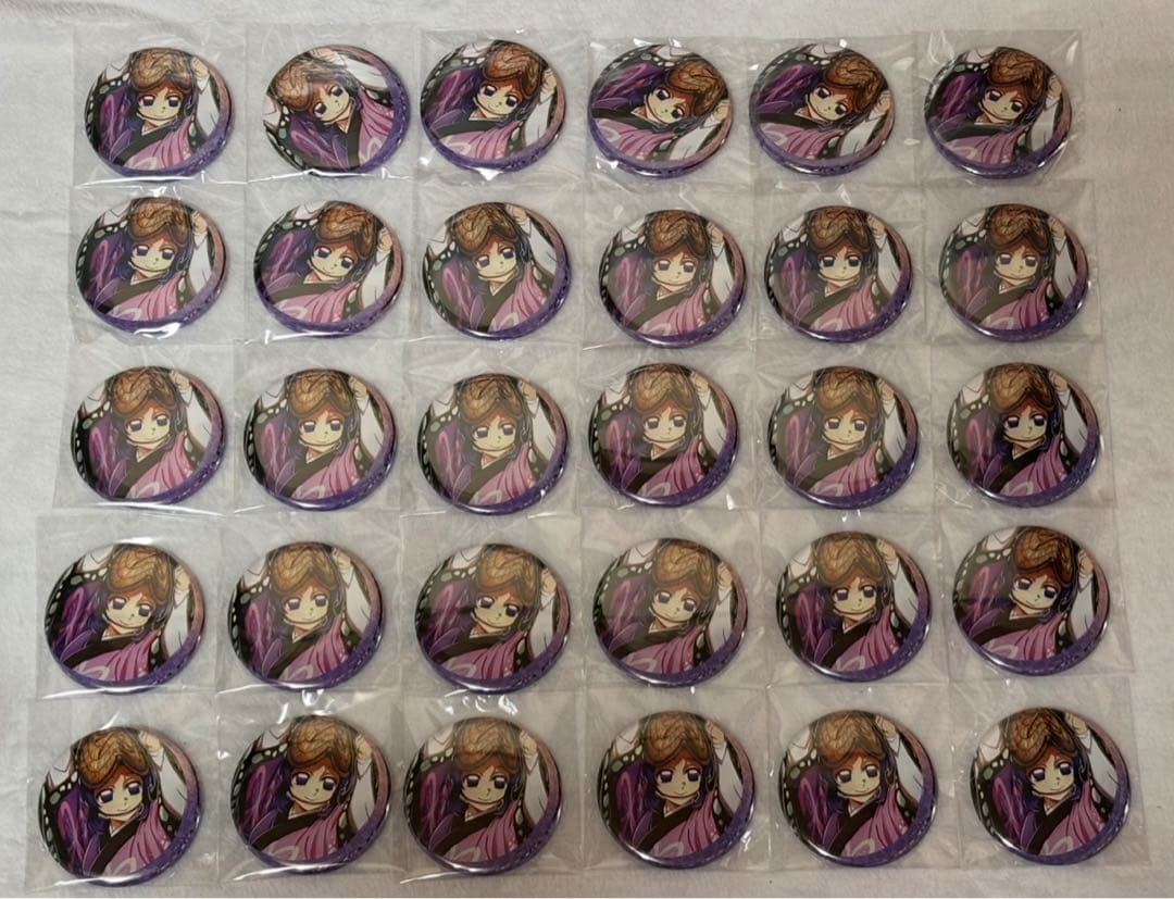 鬼滅の刃 胡蝶しのぶ 阿波踊り 缶バッジ 30点 鬼滅の刃 阿波おどり 阿波踊り コースター 胡蝶しのぶ 24時間以内発送