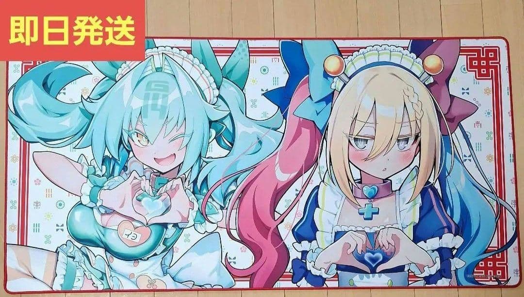 麻雀ファイトガール デスクマット G-14 イヨ&トイトイ ローシャンテ