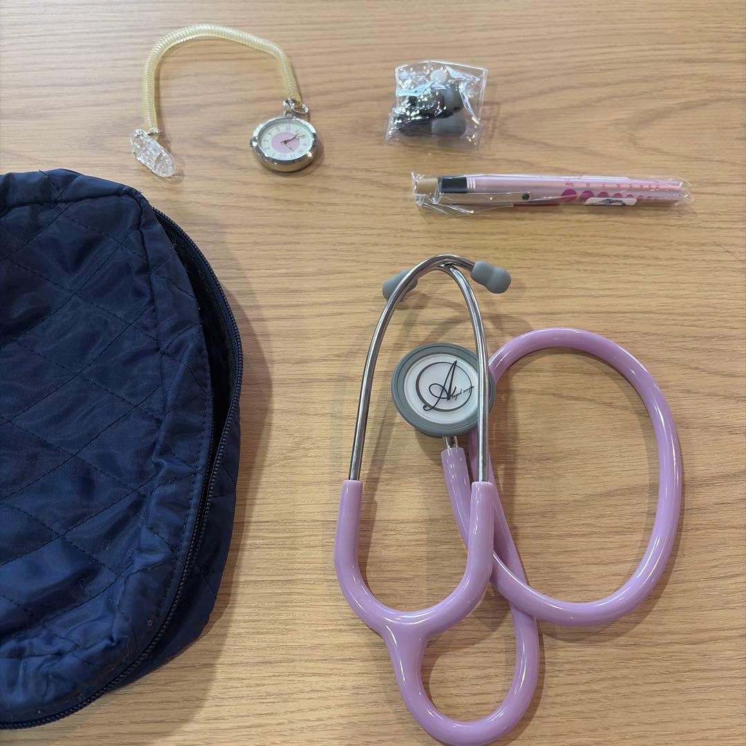 ピンク 聴診器 ナースバッグ セット　ペンライト　ナースウォッチ　看護学生 楽天市場】【ネット限定】ナースグッズ3点福袋ナースグッズ ナース